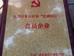 J9集团实业党支部入选首批荔湾区“党建红联”会员企业